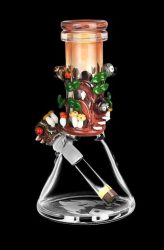 Empire Glassworks Renew the Redwood Beaker Bong