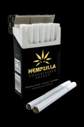 Hempzilla Premium Hemp Cigarettes 10 Pack (non psychoactive)